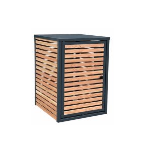 Einzelbox Stahl-Lärchenholz