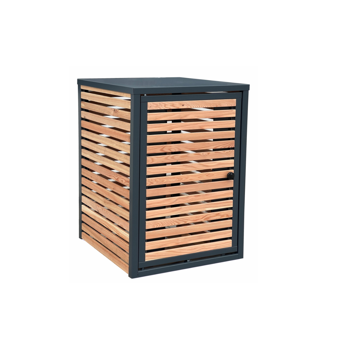 Einzelbox Stahl-Lärchenholz