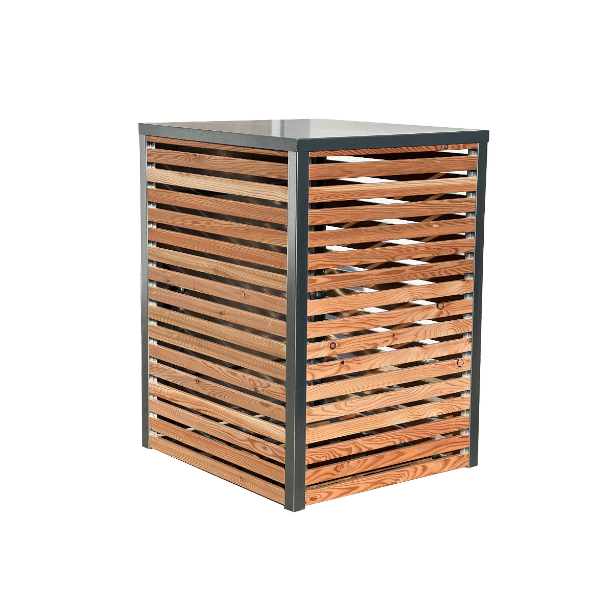 Einzelbox Stahl-Lärchenholz – Bild 2